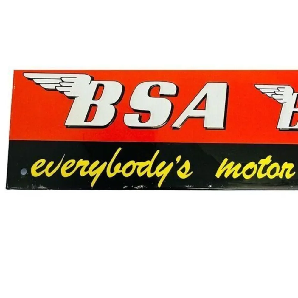 Metal Sign Vintage BSA‎ BANTAM Motorcycle Metal Sign 15